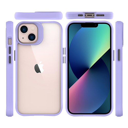 Capa transparente para celular à prova de queda TPU+PC